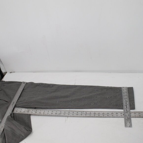 Dandy Del Mar Pants Mens 28 Straight Leg Flat Front Plaid Classic Fit Trouser - Picture 10 of 15